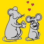 Mice coloring pages for kids