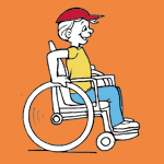 People with Disabilities coloring pages