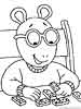 Arthur coloring pages. Cartoon characters coloring pages.
