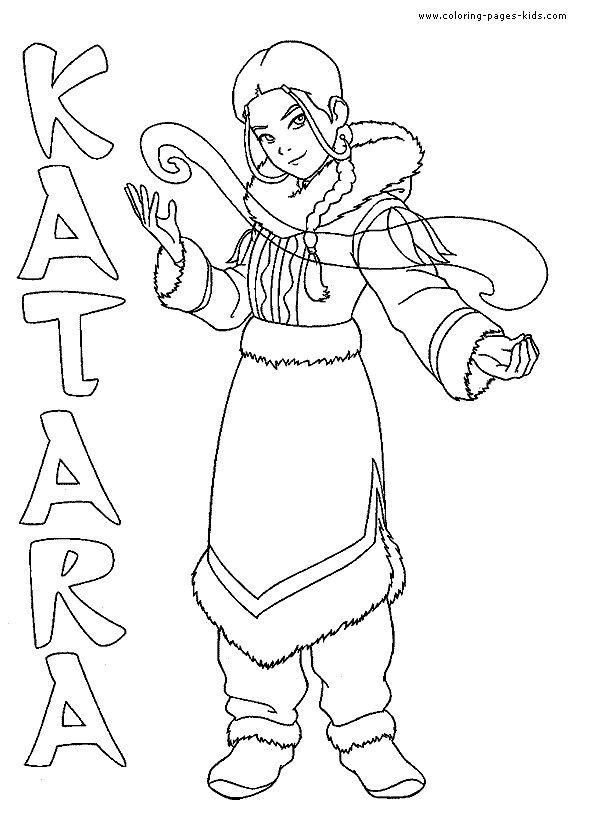 113 Cute Avatar The Last Airbender Coloring Pages for Kids