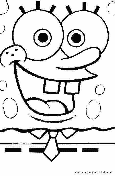 Spongebob Squarepants color page Cartoon Color Pages printable