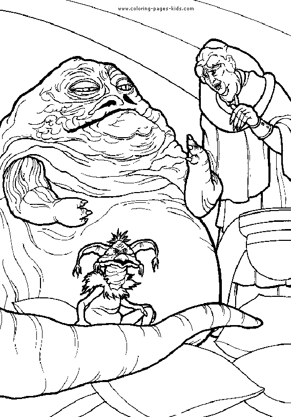 199 Animal Star Wars Cartoon Coloring Pages for Kids