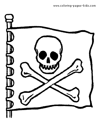indonesian flag coloring page. andjolly roger flag banner