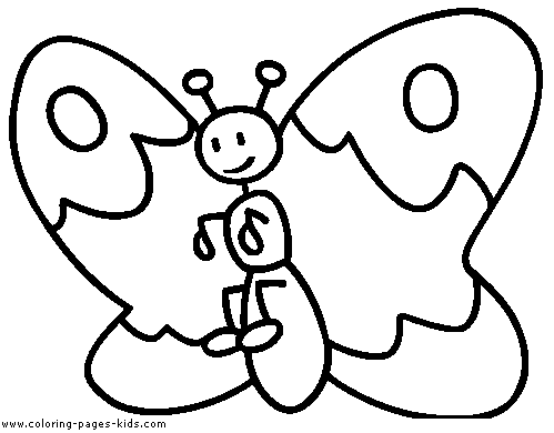 easy little kid coloring pages