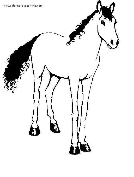 Horse Coloring Picture - Horse