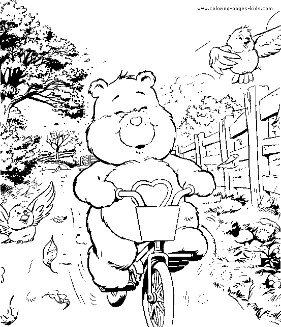 grumpy care bear coloring pages
