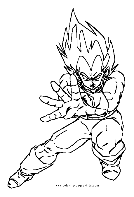 Free Printable Dragon Ball Z Coloring Pages For Kids