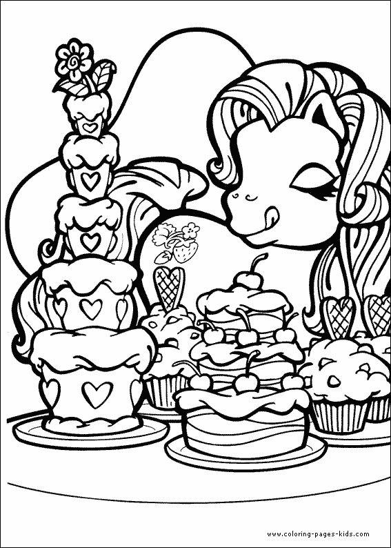 My Little Pony color page - Fun coloring pages for kids to print