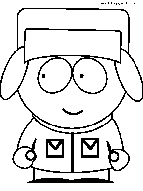 South Park color page Coloring pages for kids