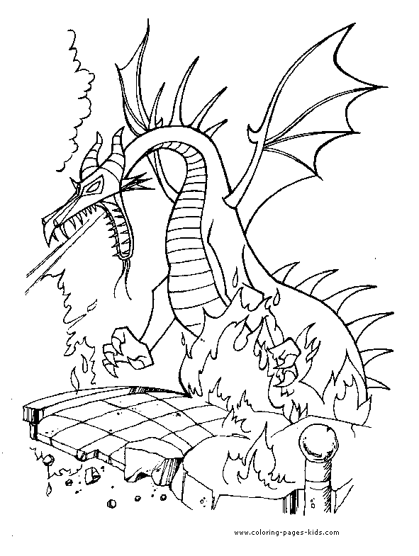 sleeping beauty coloring page