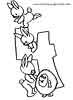 Animal Number Counting coloring pages. Coloring pages for kids