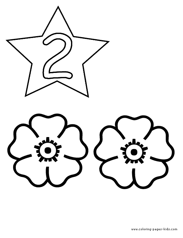 coloring pages counting numbers for kids