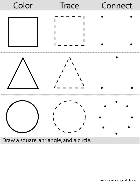 63 Top Coloring Pages For Shapes Pictures