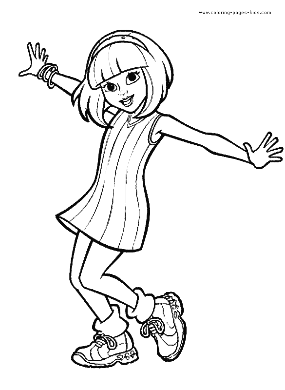 little girl coloring pages printable
