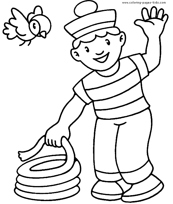 Online coloring pages for kids