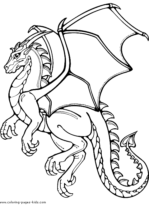 princess and the dragon coloring pages