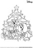 Disney Christmas coloring pages free