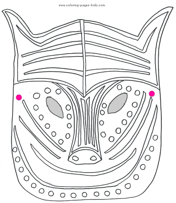 carnival coloring page