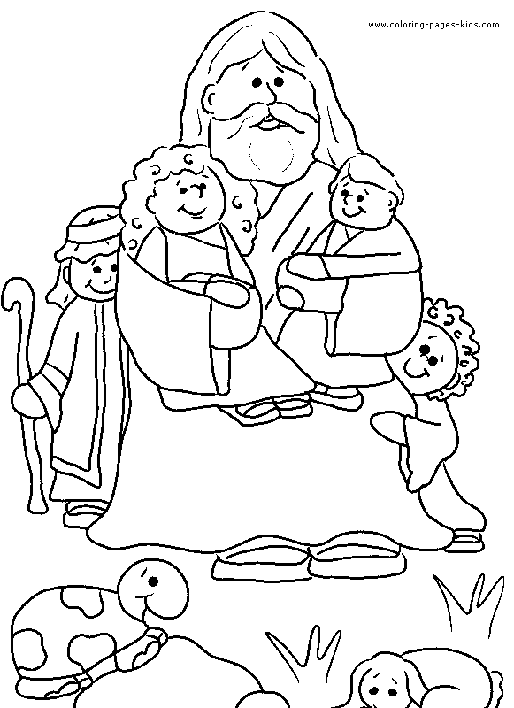 Free Bible Coloring Pages For Kids 2