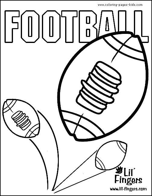 sports coloring pages for boys football